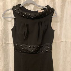 Black dress with beading